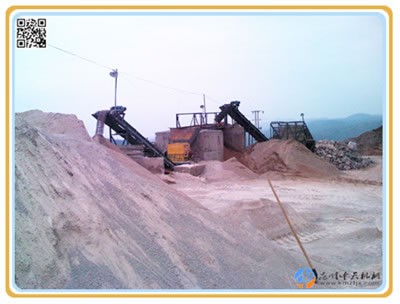 云南潞西常總ZCF60型制砂機生產(chǎn)現(xiàn)場